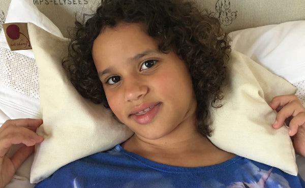 TEEK - Hot Cherry Double Square Pillow Natural Denim PILLOW TEEK HCP