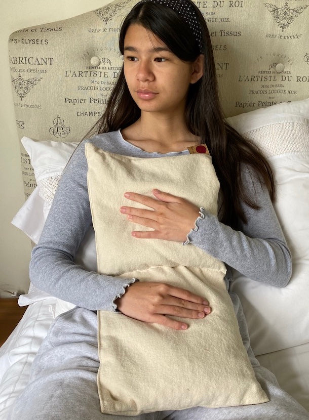 TEEK - Hot Cherry Double Square Pillow Natural Denim PILLOW TEEK HCP