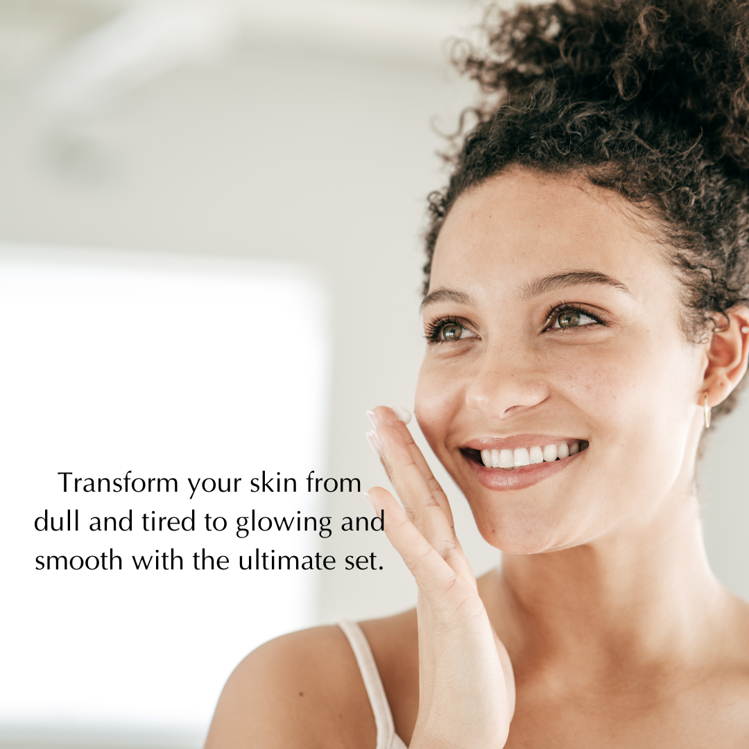 Firming & Brightening Anti-Aging Set – Hyaluronic Acid, Niacinamide & Peptide Complex Face Creams EpiLynx