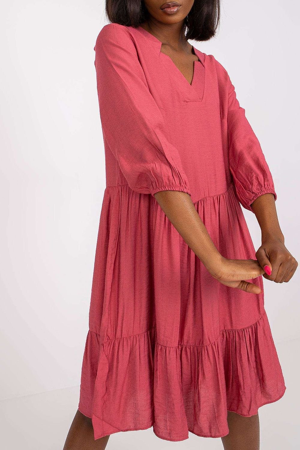 TEEK - Pink Tri-Notch Daydress DRESS TEEK M   
