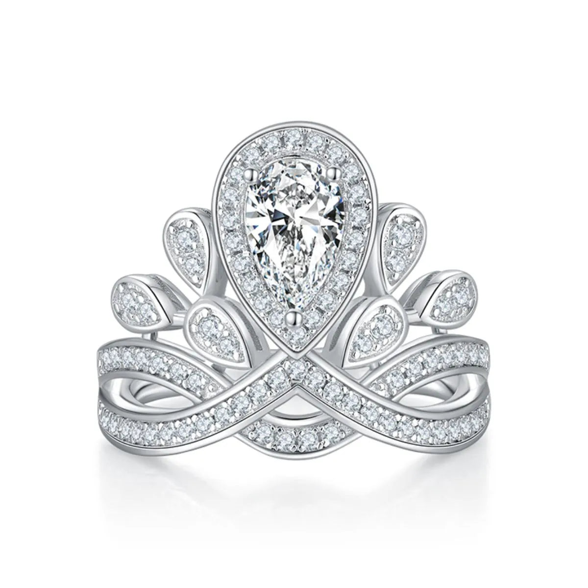 TEEK - 1 Carat Moissanite 925 Sterling Silver Ring JEWELRY TEEK Trend