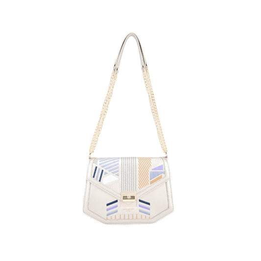 TEEK - David Jones Geometric Crossbody Bag BAG TEEK Trend Silver  