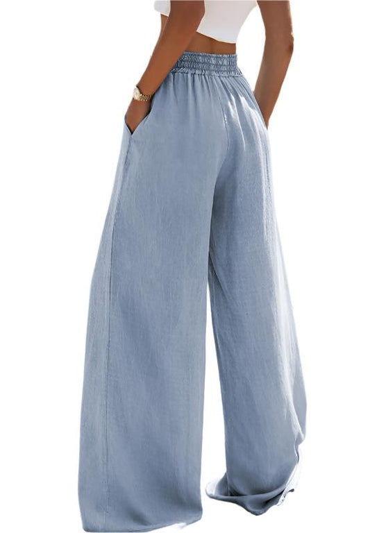 Drawstring Wide Leg Jeans TEEK Trend