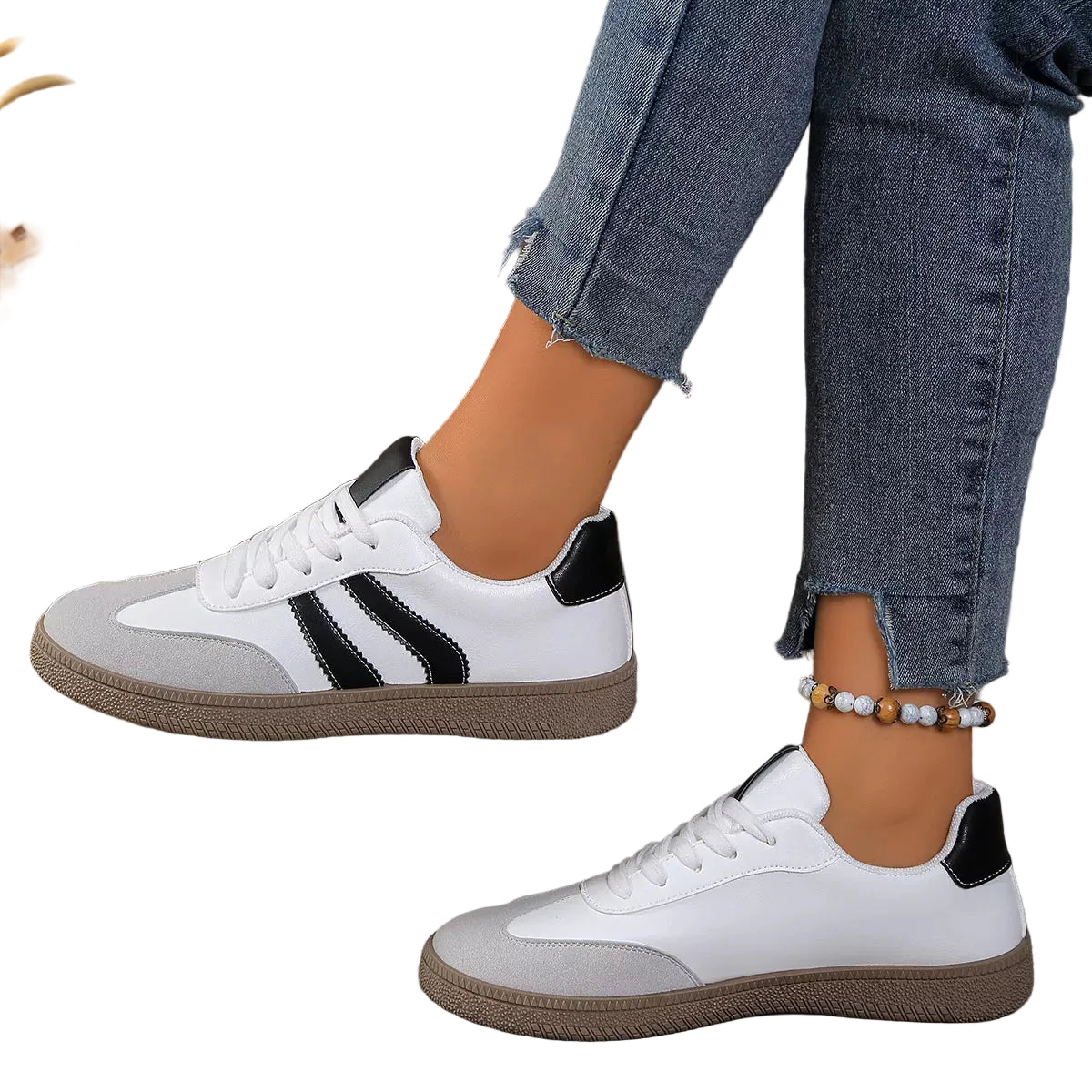 Lace Up Casual Sneakers Trendsi