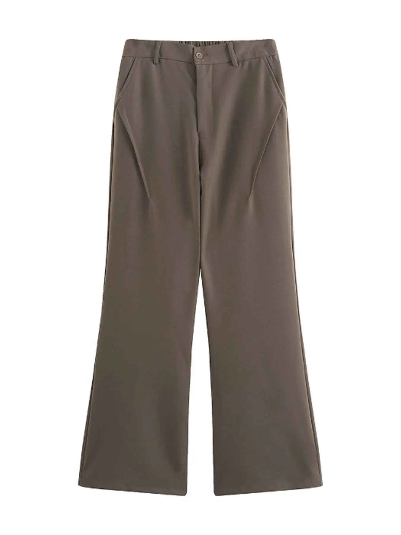 TEEK - Mens Full Size Wide Leg Casual Pants Plus Size PANTS TEEK Trend