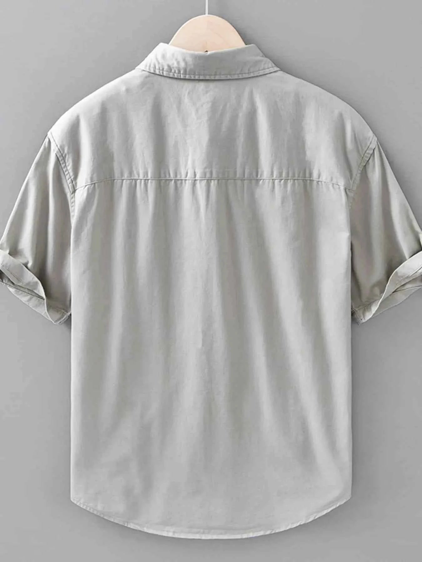 TEEK - Mens Plus Size Casual Color Block Short Sleeve Shirt TOPS TEEK Trend