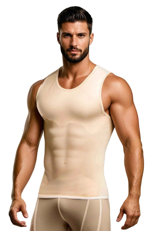 TEEK - Mens Compression Vest UNDERWEAR TEEK VS XS Nude