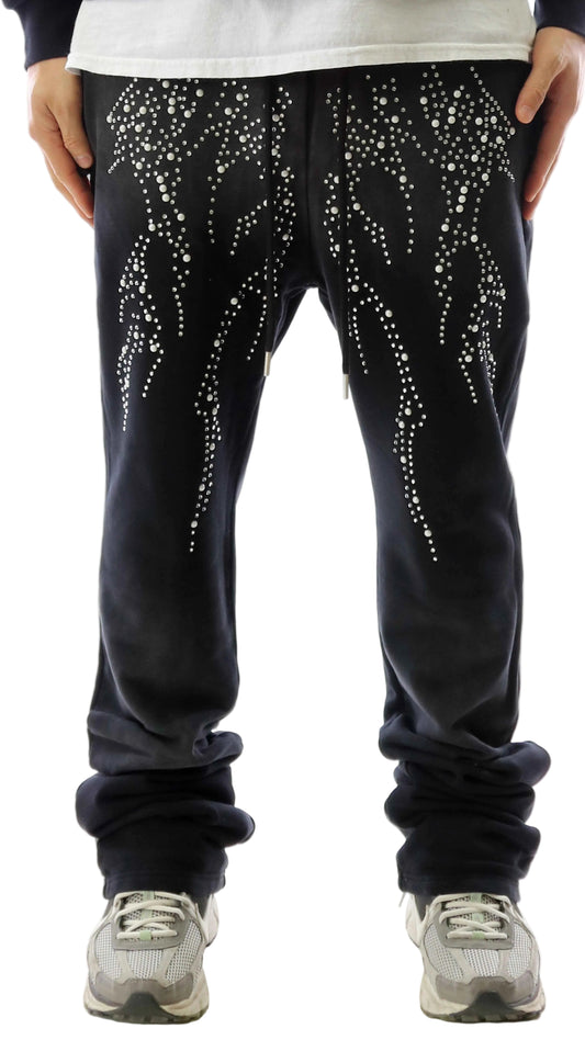 TEEK - PANTHEON Washed French Terry Stacked Jogger Pants PANTS TEEK LTK S