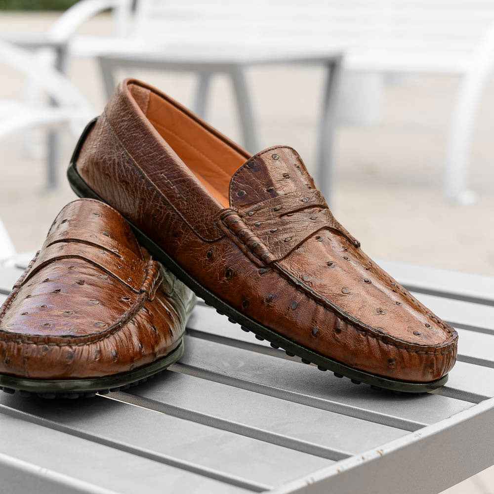 33-100-BDY MONZA Ostrich Quill Driver, Brandy Shop TEEK ZI