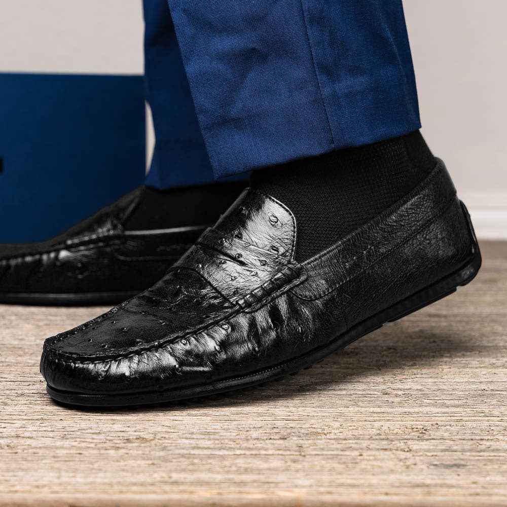 33-100-BLK MONZA Ostrich Quill Driver, Black Sale TEEK ZI