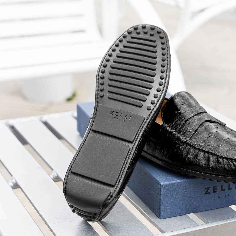 33-100-BLK MONZA Ostrich Quill Driver, Black Sale TEEK ZI