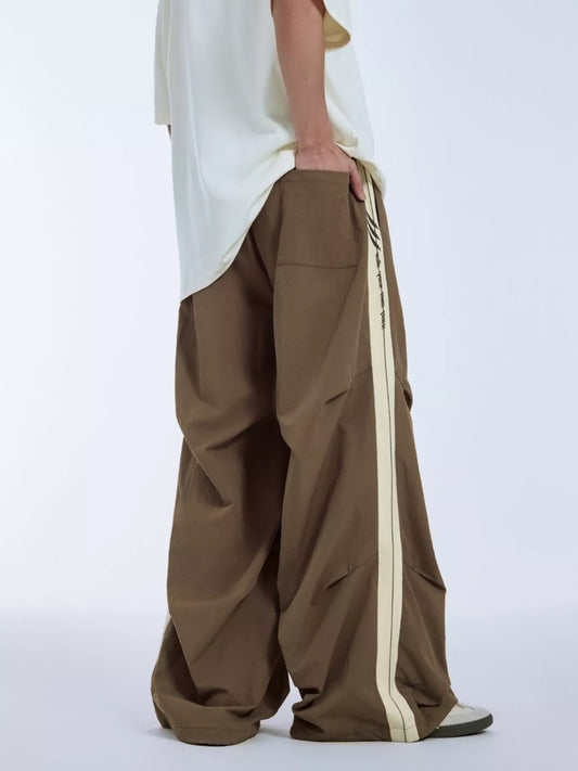 Men's Side Stripe Relaxed Fit Pants Trendsi