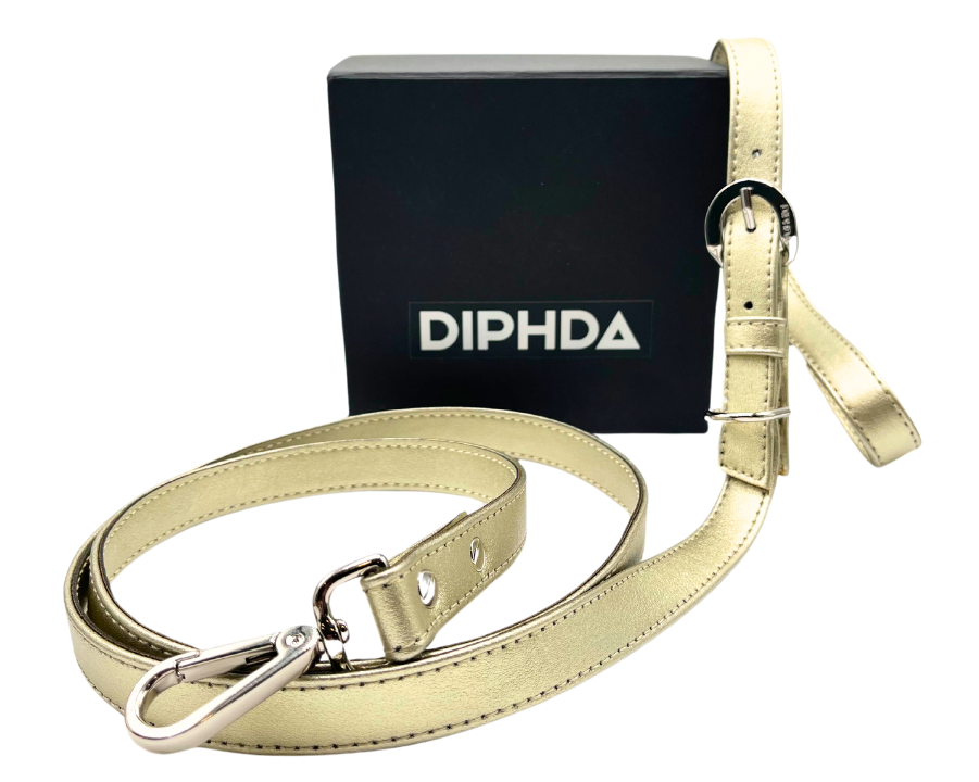 TEEK - Champagne Gold Cactus Leash PET SUPPLIES TEEK DIP S/M Silver Color