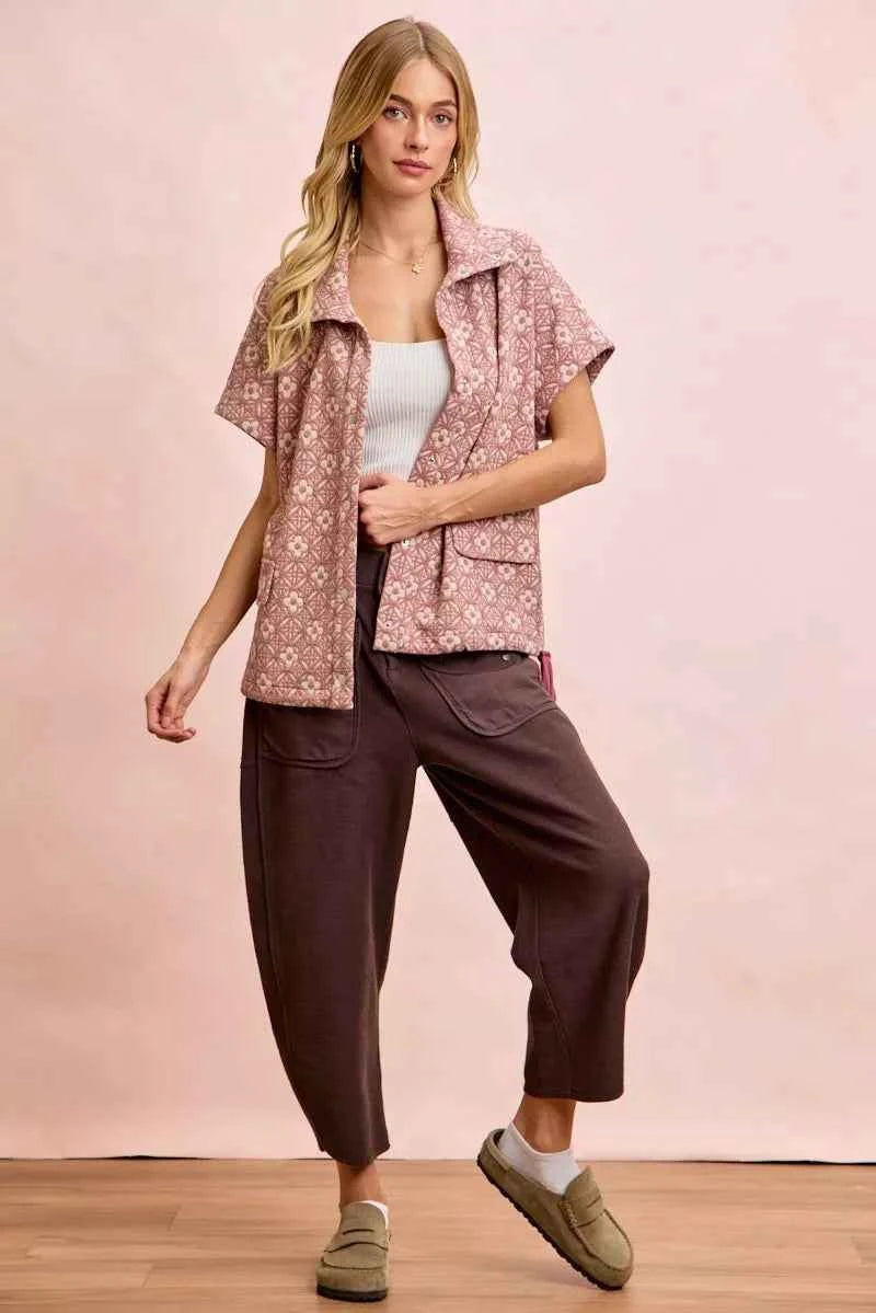TEEK - Washed Terry Pants with Pockets PANTS TEEK Trend