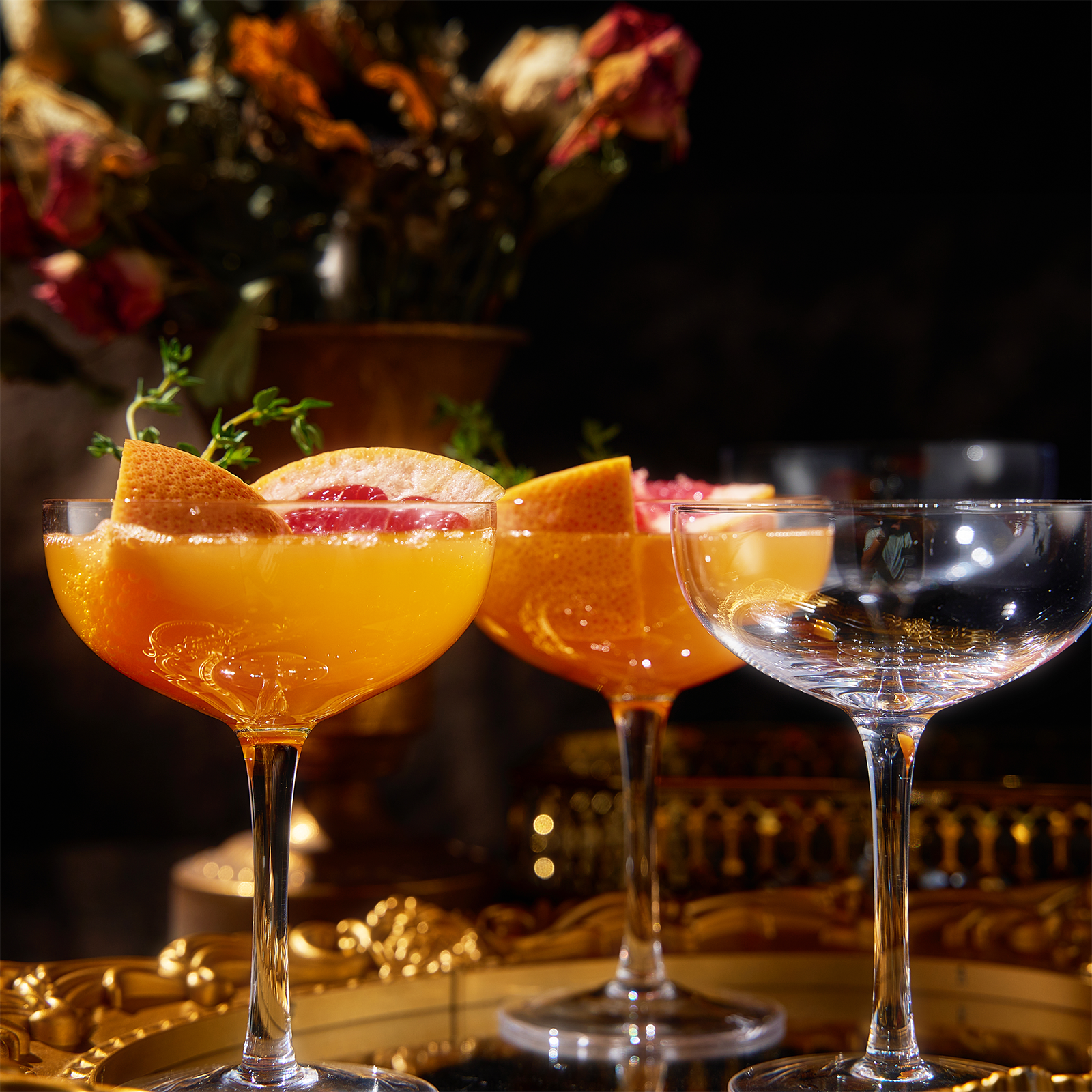 TEEK - Classica Champagne Coupe Cocktail Glassware Set of 4 HOME DECOR TEEK KS