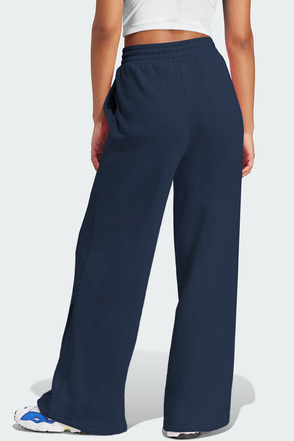 TEEK - Drawstring Wide Leg Active Pants PANTS TEEK Trend   