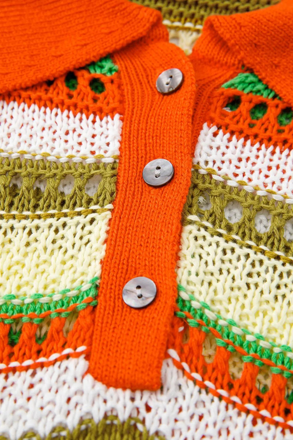 TEEK - Openwork Striped Sleeveless Sweater Dress DRESS TEEK Trend