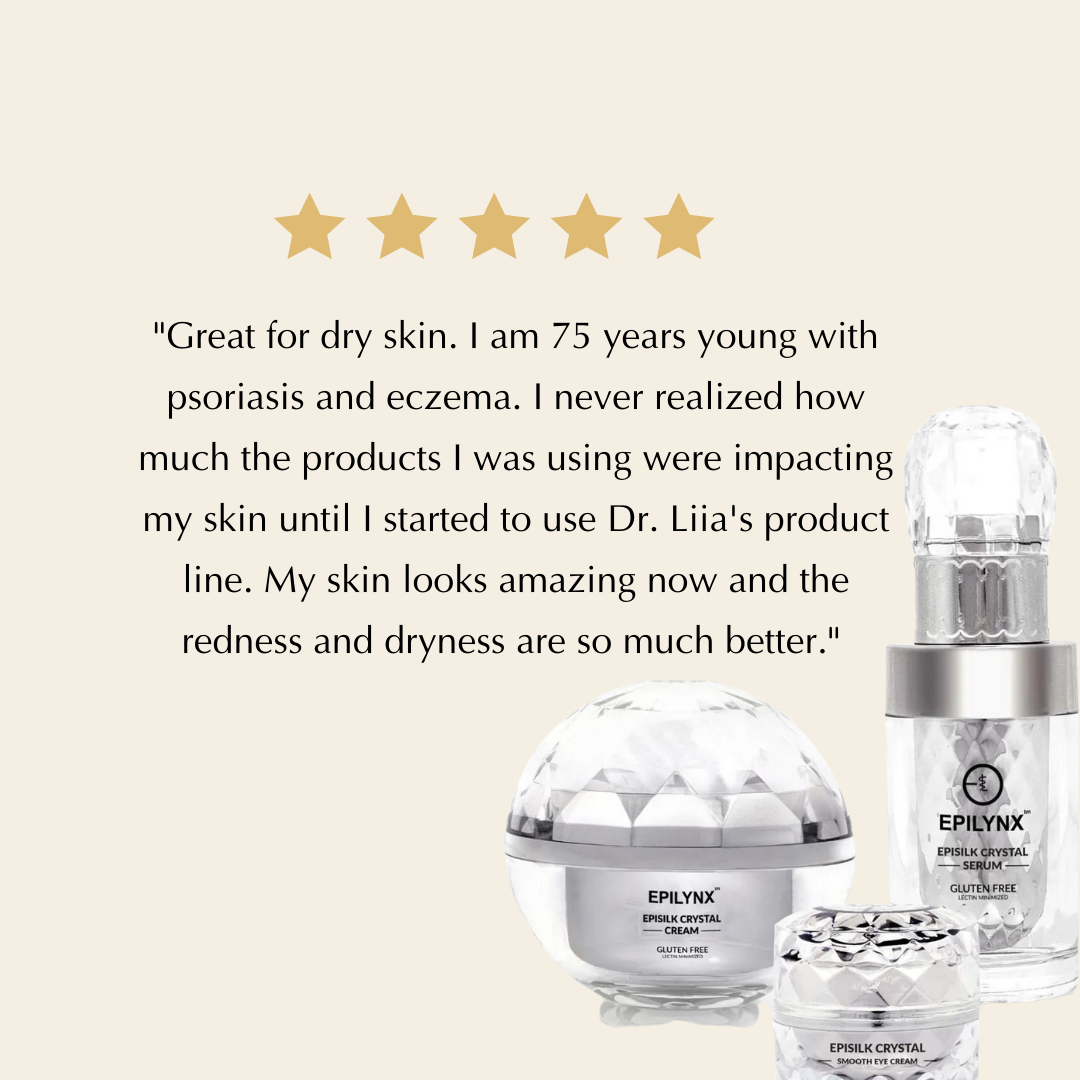 Wrinkle Smoothing Hydration Set for Sensitive Skin – Vegan, Gluten-Free 3-Piece Brightening & Firming Collection Face Creams EpiLynx