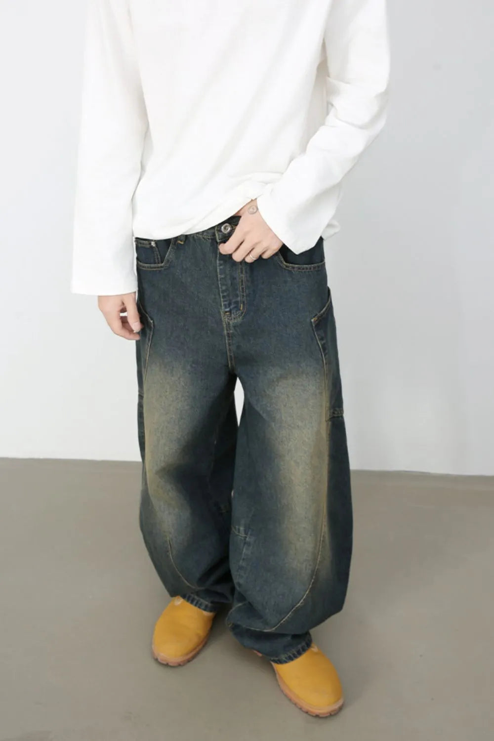 TEEK - Mens Woah Wide Leg Jeans TOPS TEEK Trend