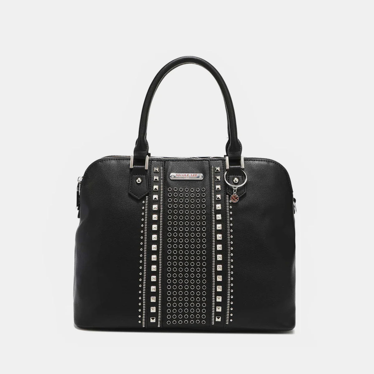 TEEK- NL Studded Decor Handbag BAG TEEK Trend Black  