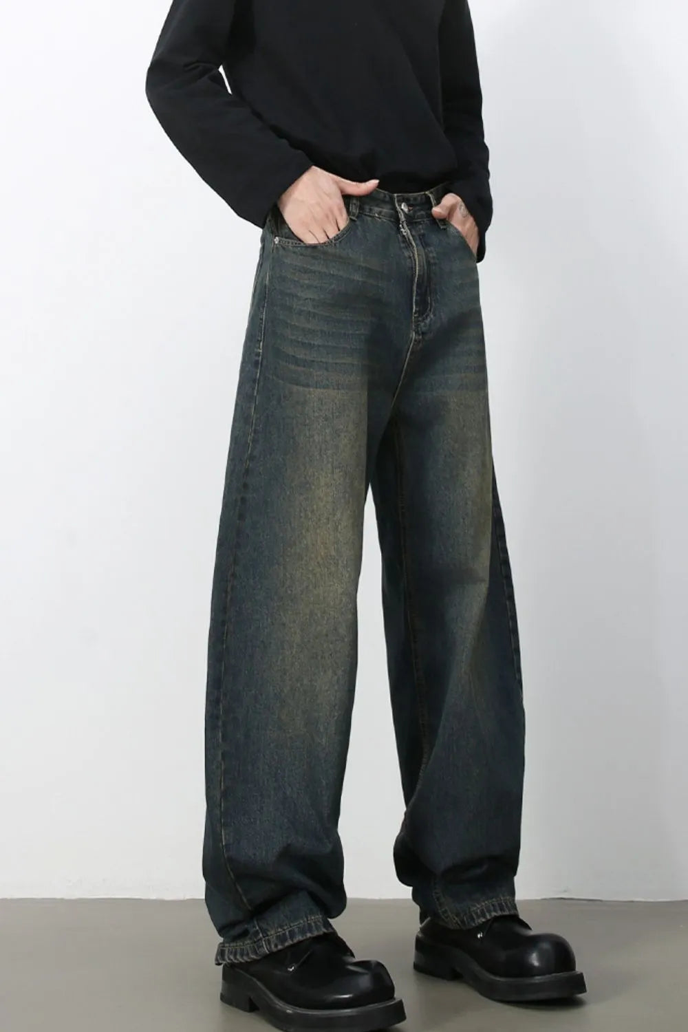TEEK - Mens Wide Leg Jeans JEANS TEEK Trend