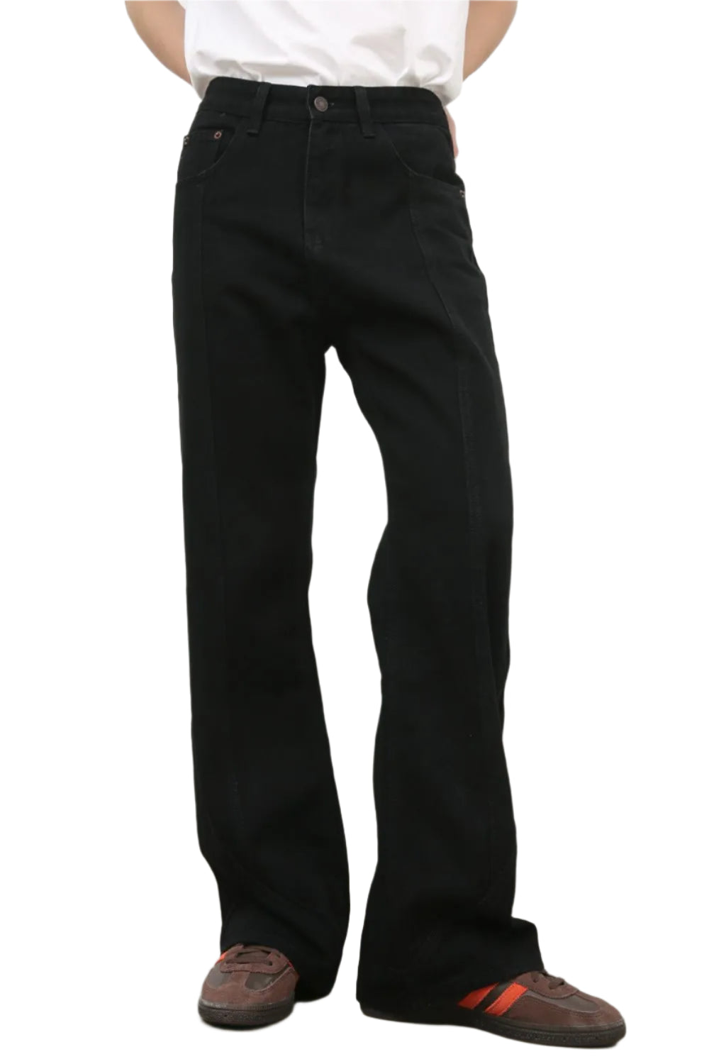 TEEK - Mens Black Slim Fit Pocketed Jeans JEANS TEEK Trend S