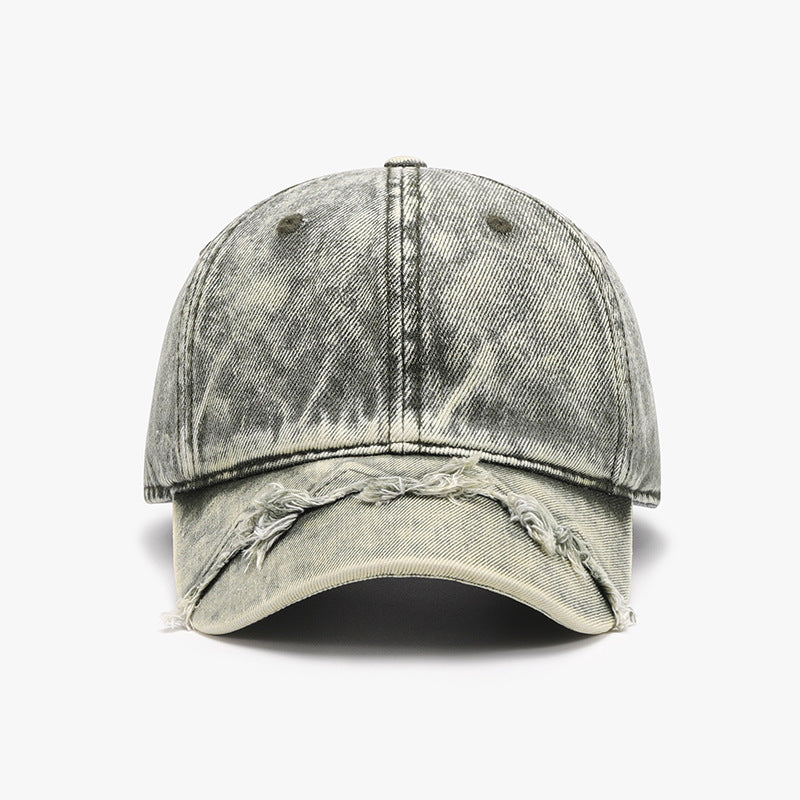 TEEK - Fringe Adjustable Cotton Baseball Cap HAT TEEK Trend Sage  