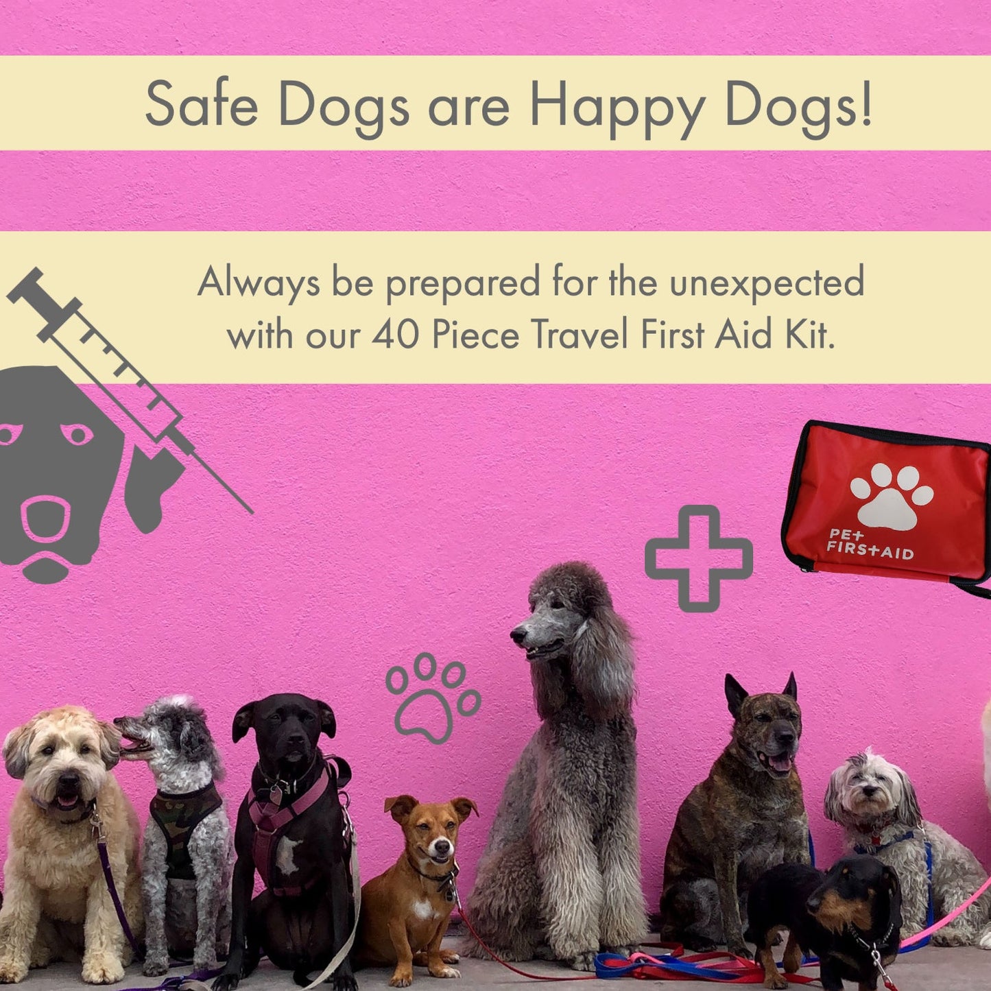 TEEK - Comprehensive 40-Piece Pet Travel First Aid Kit PET SUPPLIES TEEK APS