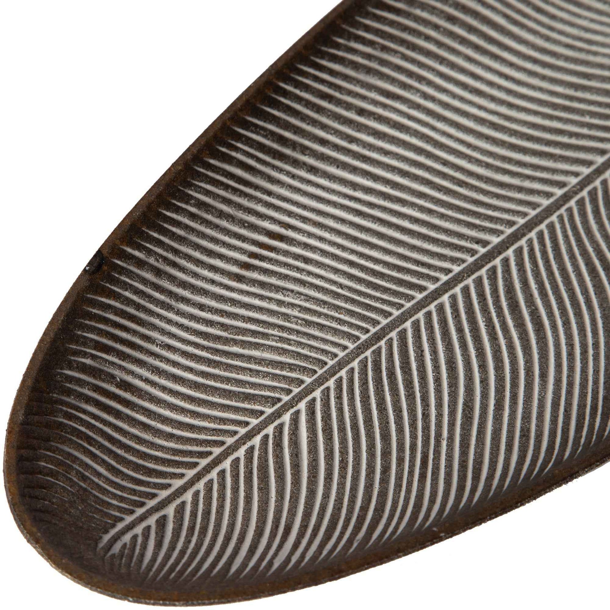 TEEK - 423 - Leaf Design Wood Tray HOME DECOR TEEK PB