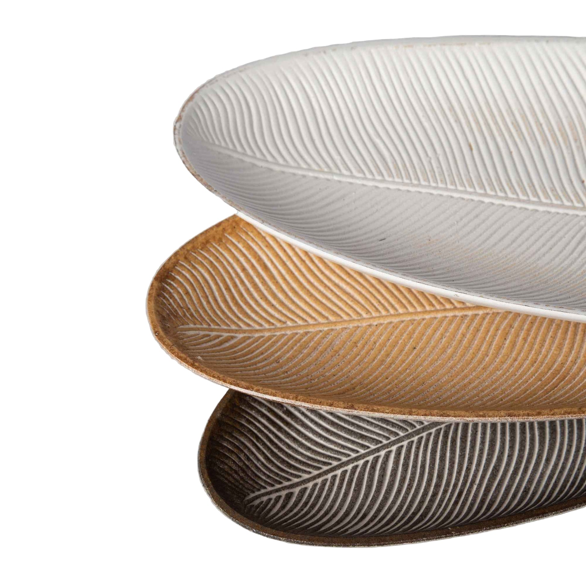 TEEK - 423 - Leaf Design Wood Tray HOME DECOR TEEK PB