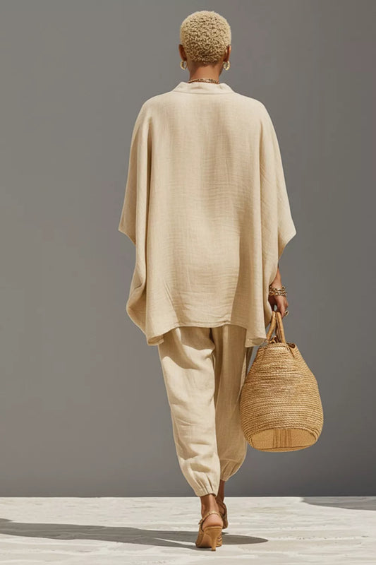 TEEK - Relaxed Fit Top and Pants Two-Piece Set SET TEEK Trend