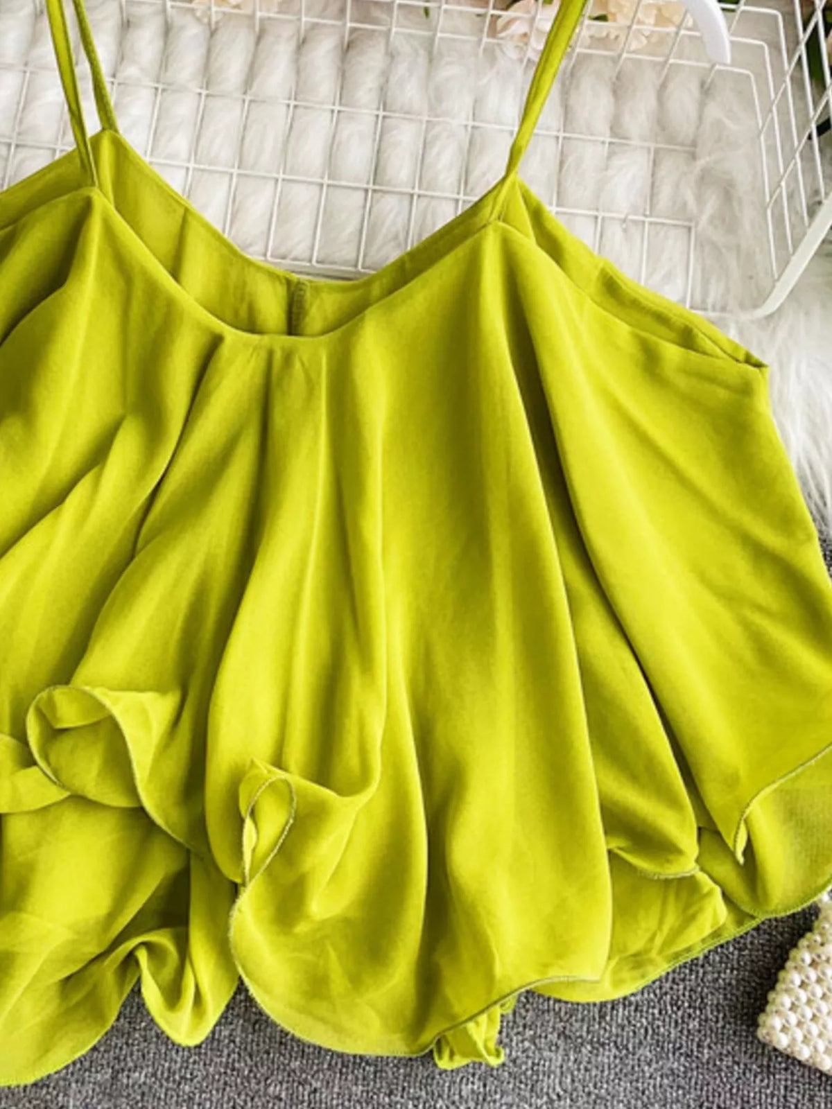 Ruffled Flowy Cami Trendsi