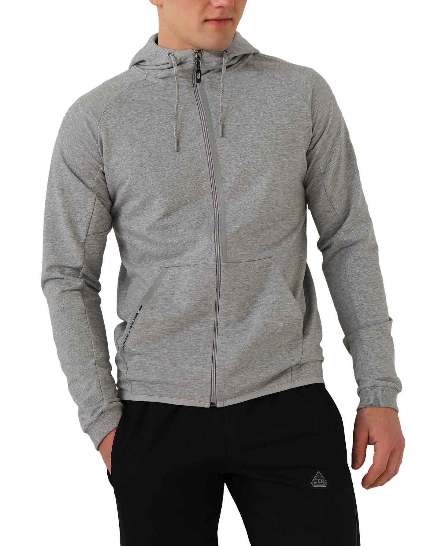 TEEK - All-Day Comfort Hooded Sweatshirt Slim Fit JACKET TEEK SCR X-Small Short Light Grey Heather