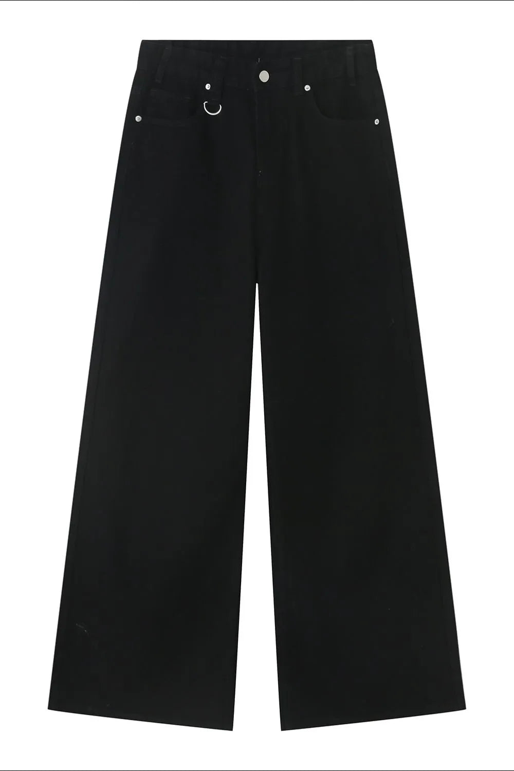 TEEK - Mens Low Rise Wide Leg Pocketed Jeans JEANS TEEK Trend Dark XS