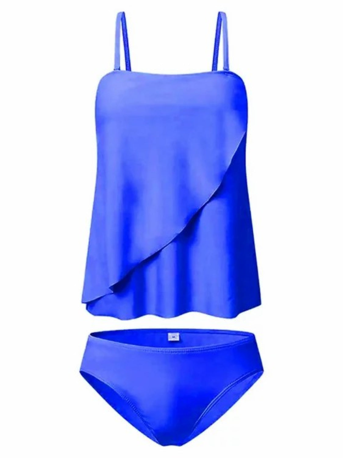 TEEK - Detachable Strap Top and Brief Swim Set SWIMWEAR TEEK Trend Royal  Blue S 