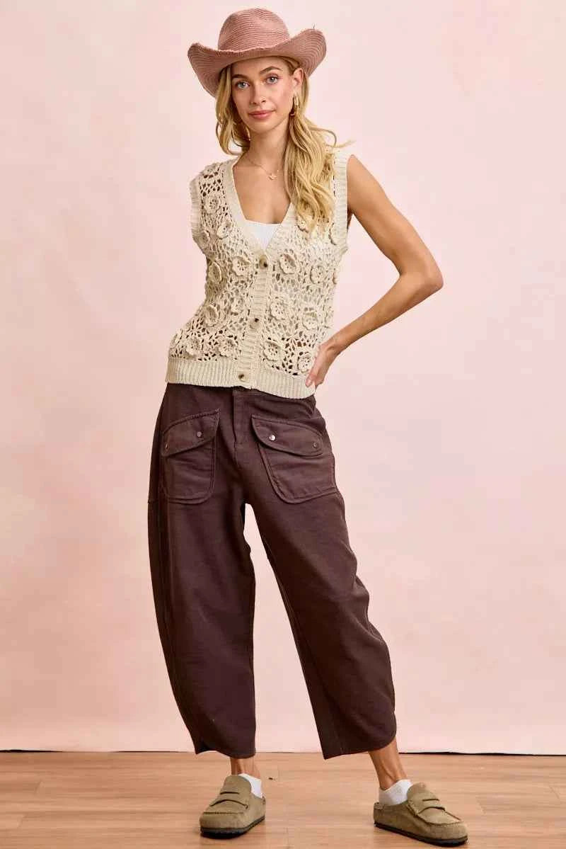TEEK - Washed Terry Pants with Pockets PANTS TEEK Trend