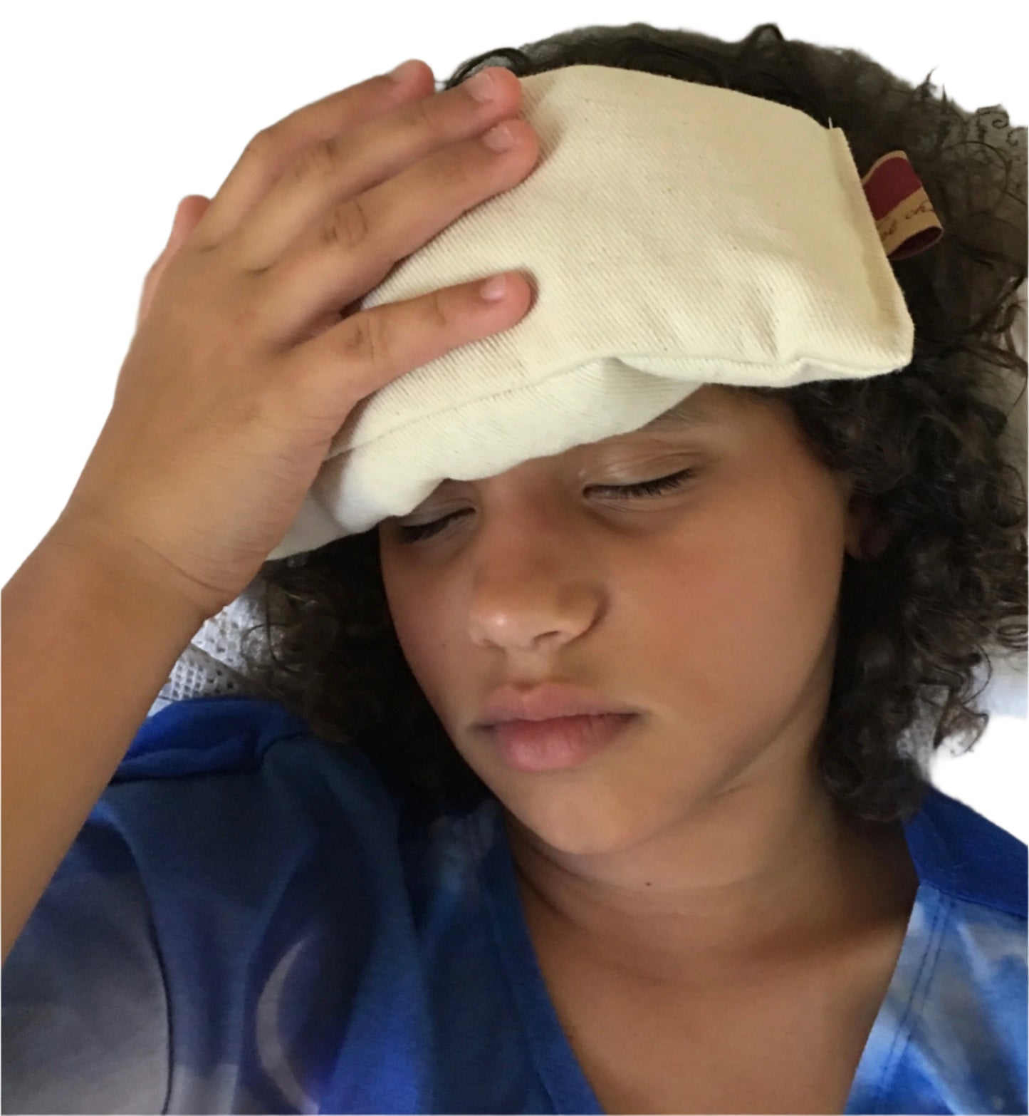 TEEK - Hot Cherry Eye Pillow - Unbleached Pre-Washed Natural Denim PILLOW TEEK HCP