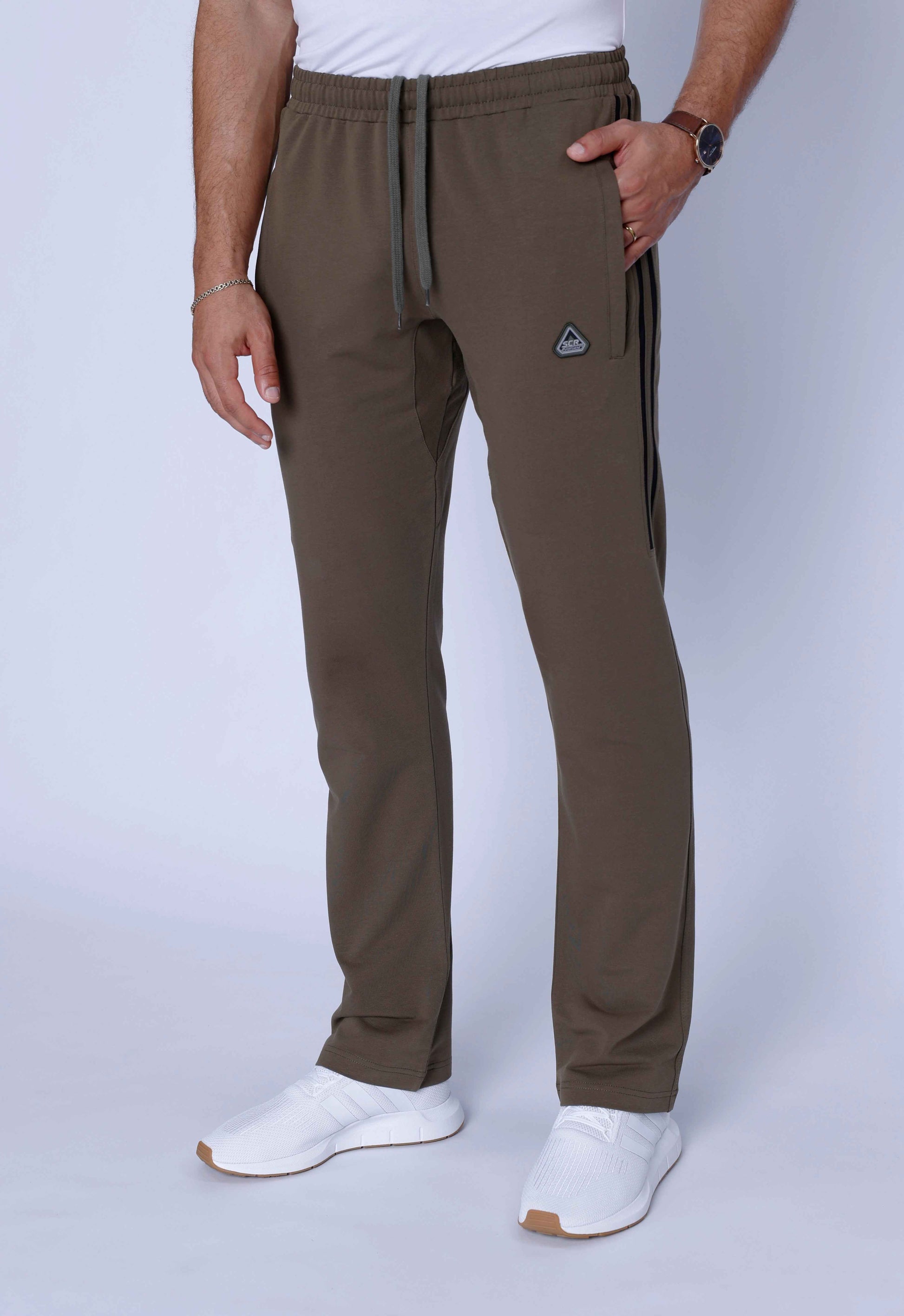 TEEK - Ultimate Flex Athletic Sweatpants - Straight (Reg, Tall and Big & Tall Fit) PANTS TEEK SCR 30W 34L Khaki Green/Black
