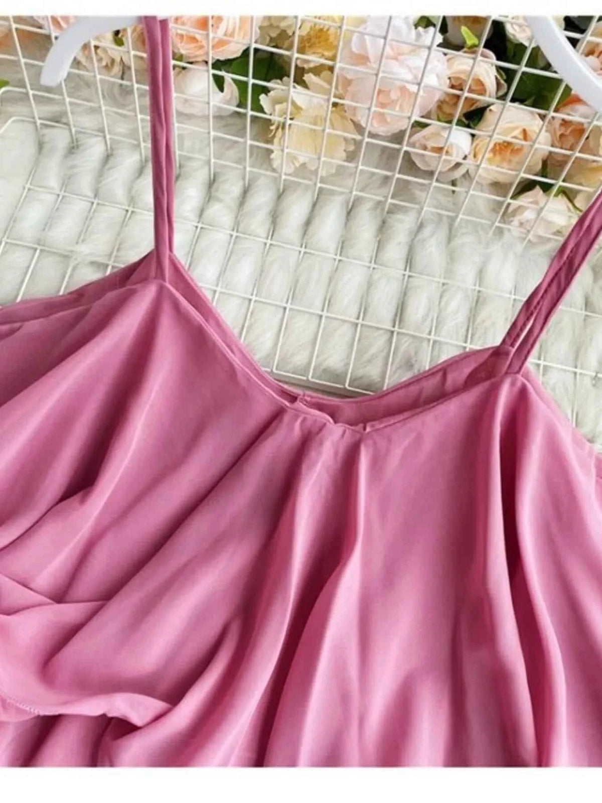Ruffled Flowy Cami Trendsi