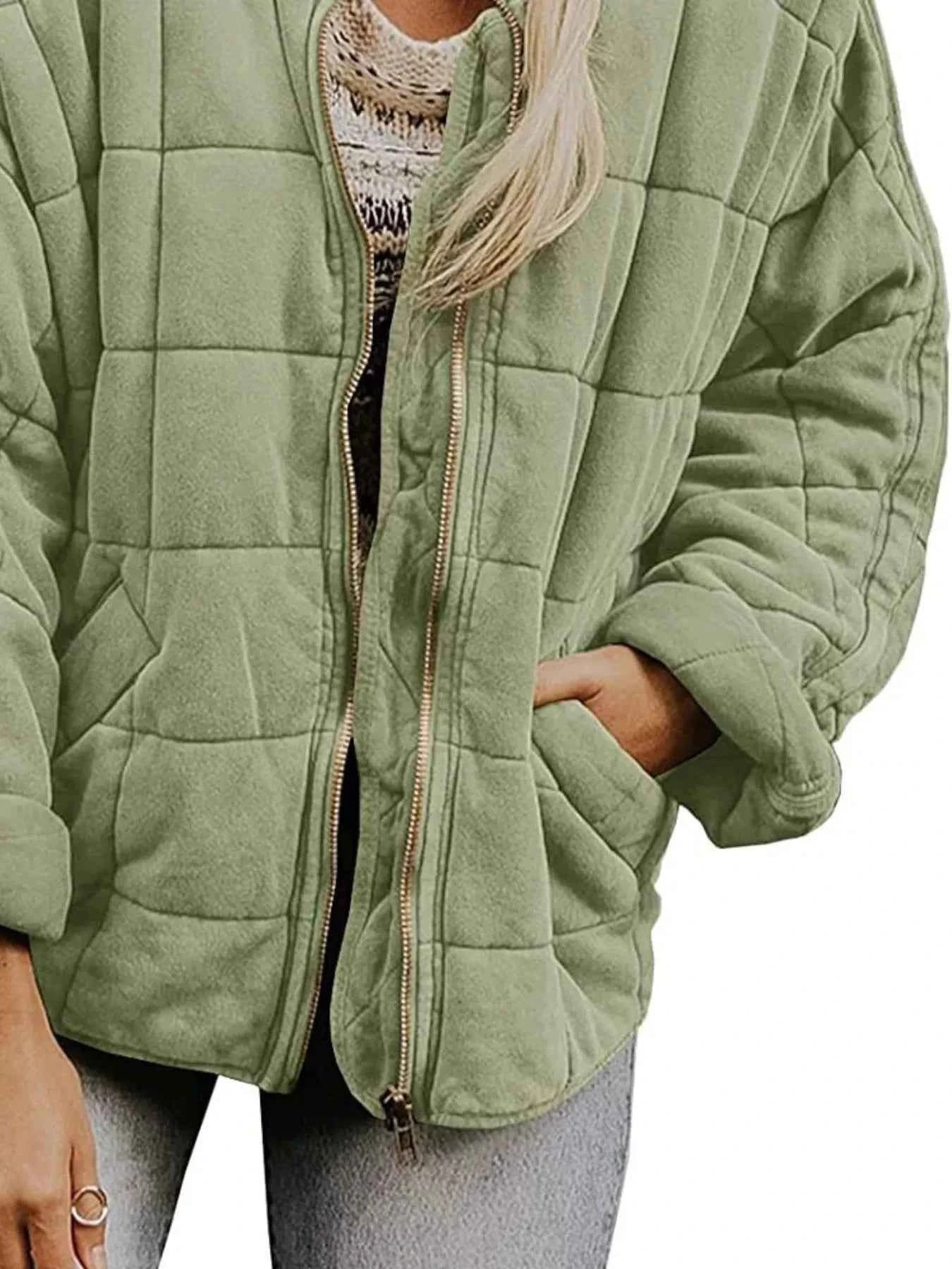 TEEK - Quilted Zip Up Outerwear JACKET TEEK Trend
