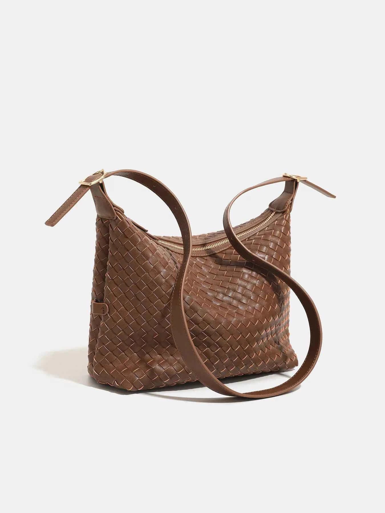 TEEK - Woven PU Leather Shoulder Bag BAG TEEK Trend