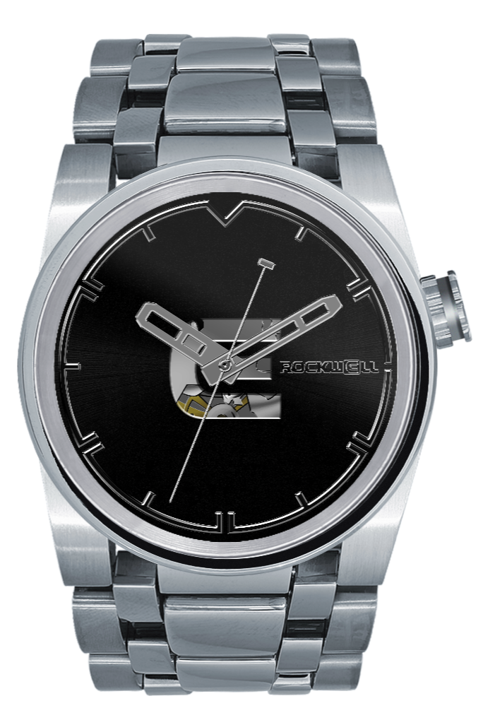 TEEK - 50mm Automatic - Washington Edition Silver/Black Watch WATCH TEEK RT