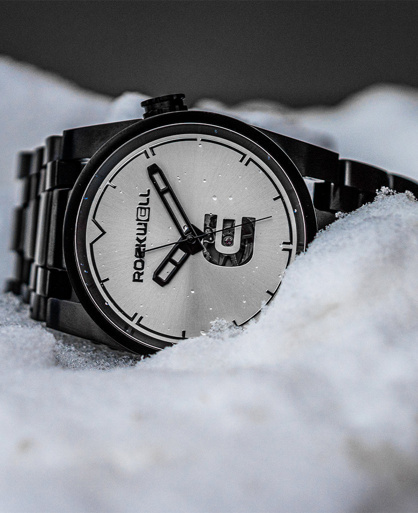 TEEK - 50mm Automatic - Lincoln Edition Black/Silver Watch WATCH TEEK RT