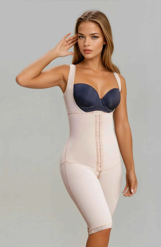 TEEK - Open-Bust Full Body Shapewear LINGERIE TEEK VS XS Nude