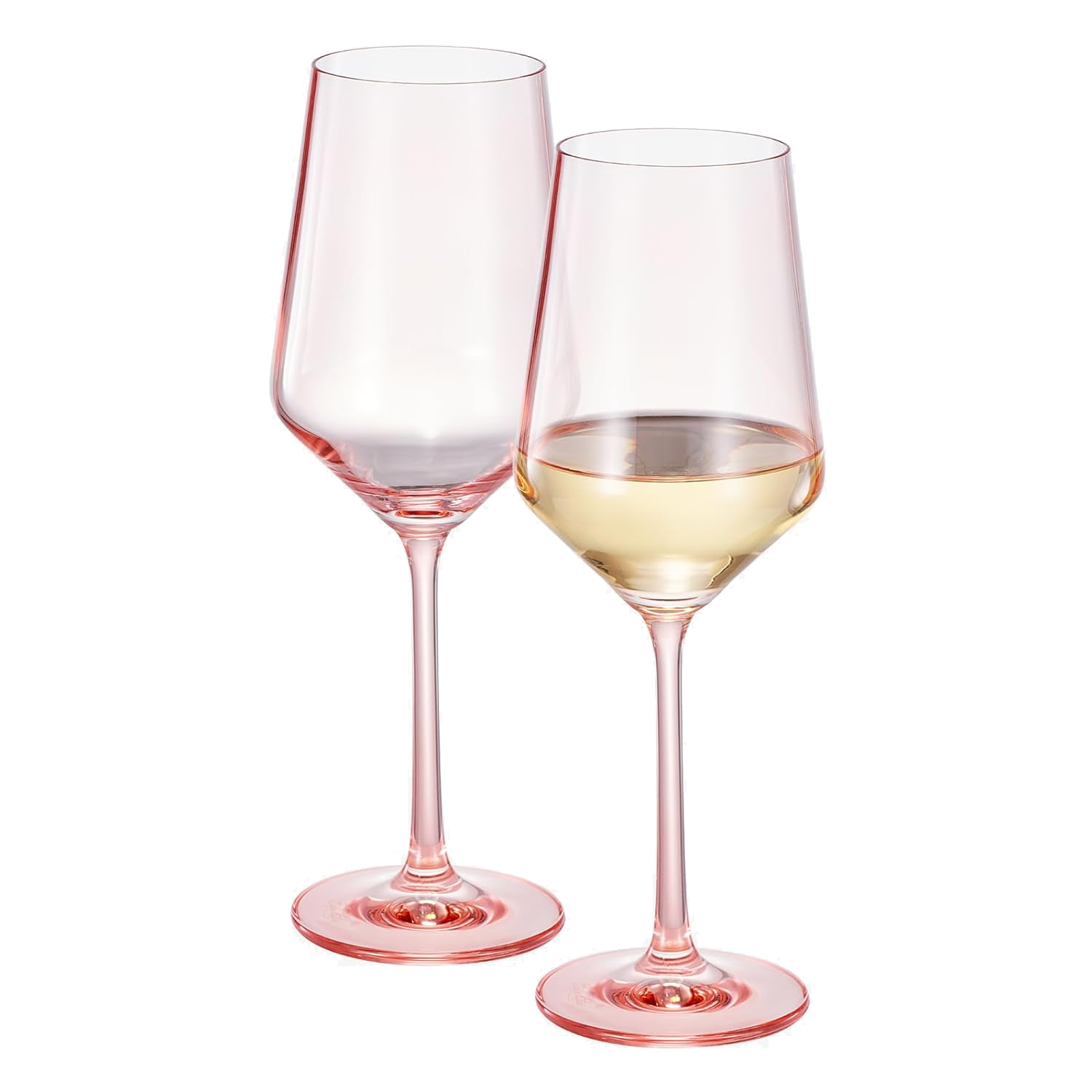 TEEK - Monet Stemmed Wine Glassware Magenta Set HOME DECOR TEEK KS
