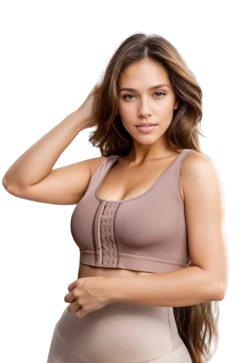 TEEK - Post-Surgery Front Closure Bra BRA TEEK VS XS Mocha