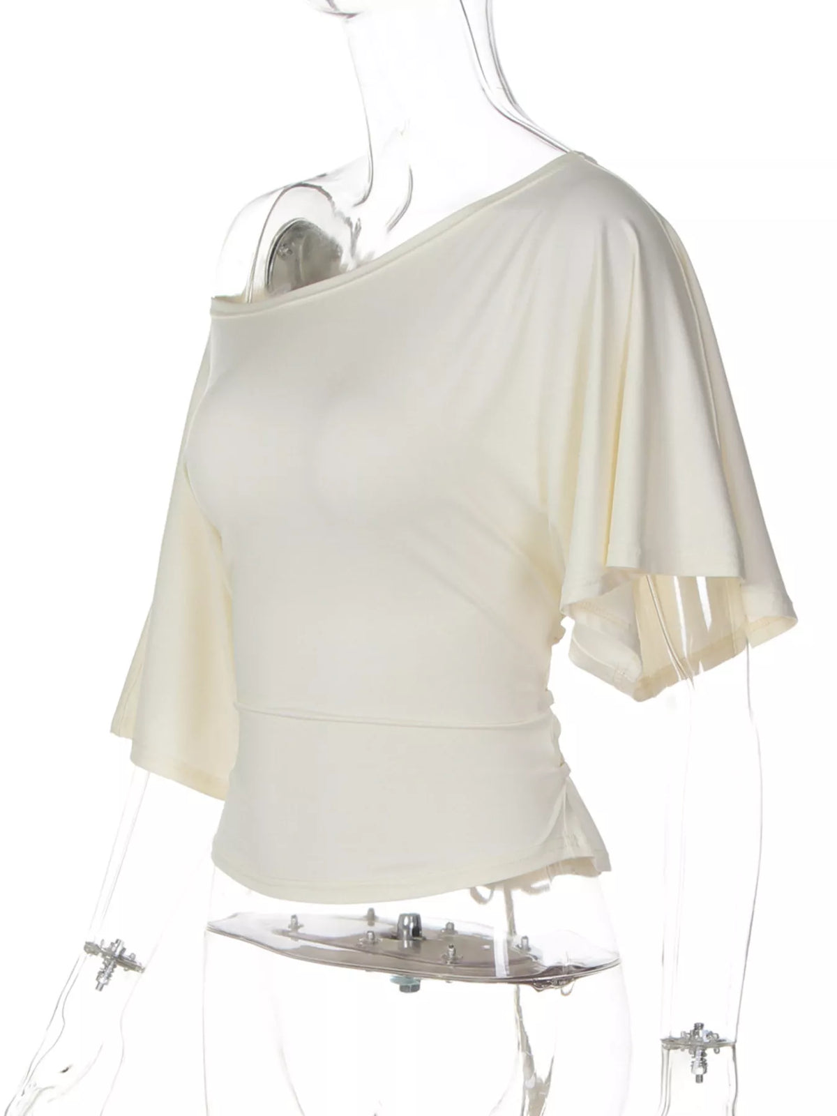 TEEK - Boat Neck Short Sleeve T-Shirt TOPS TEEK Trend
