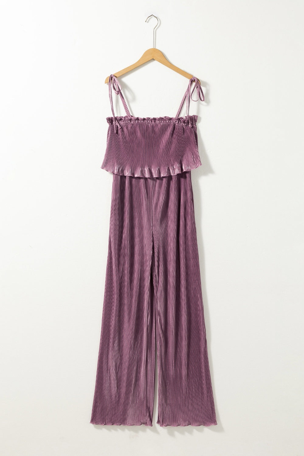 TEEK - Dusty Purple Square Neck Spaghetti Strap Jumpsuit JUMPSUIT TEEK Trend   