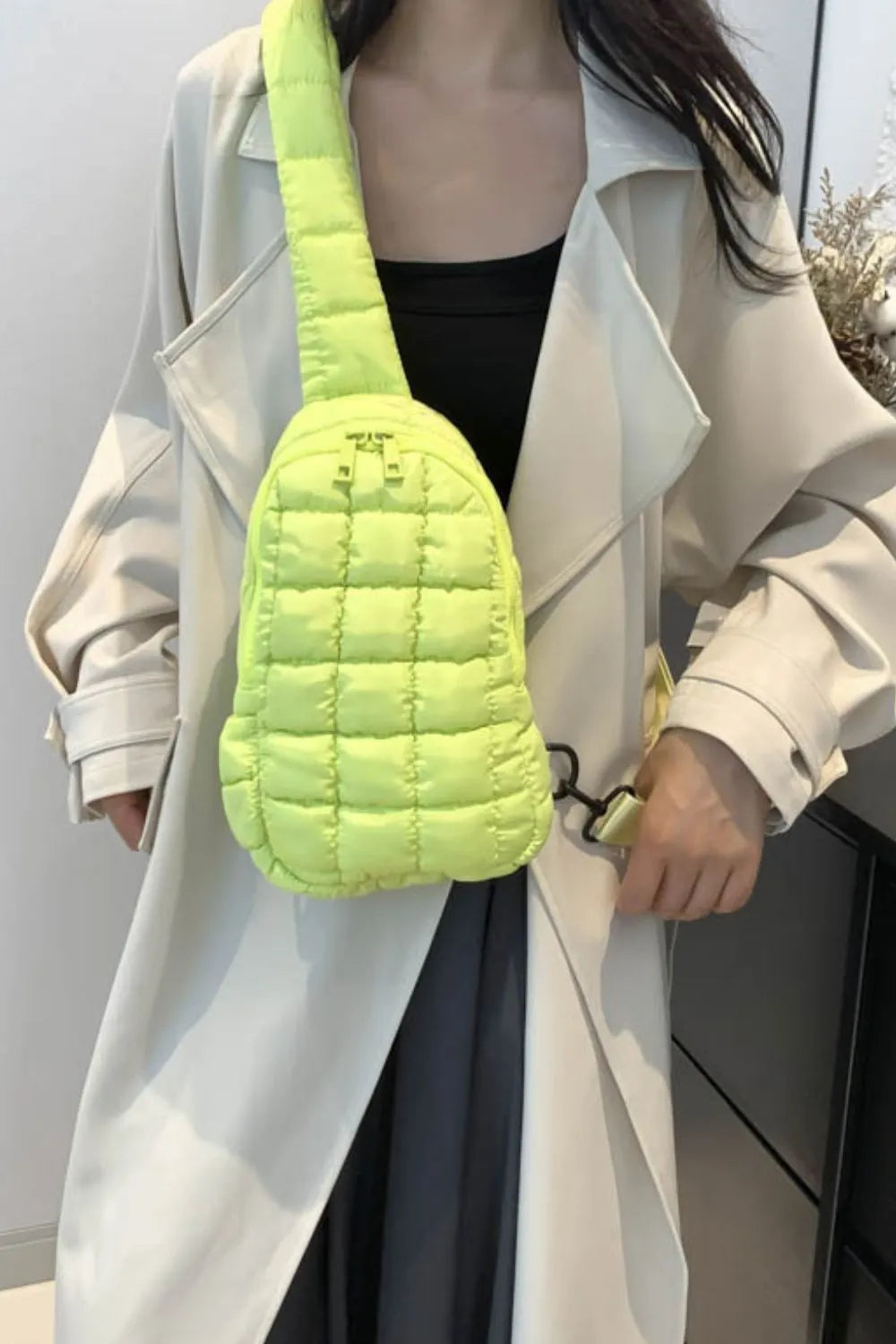 Quilted Nylon Crossbody Bag TEEK Trend