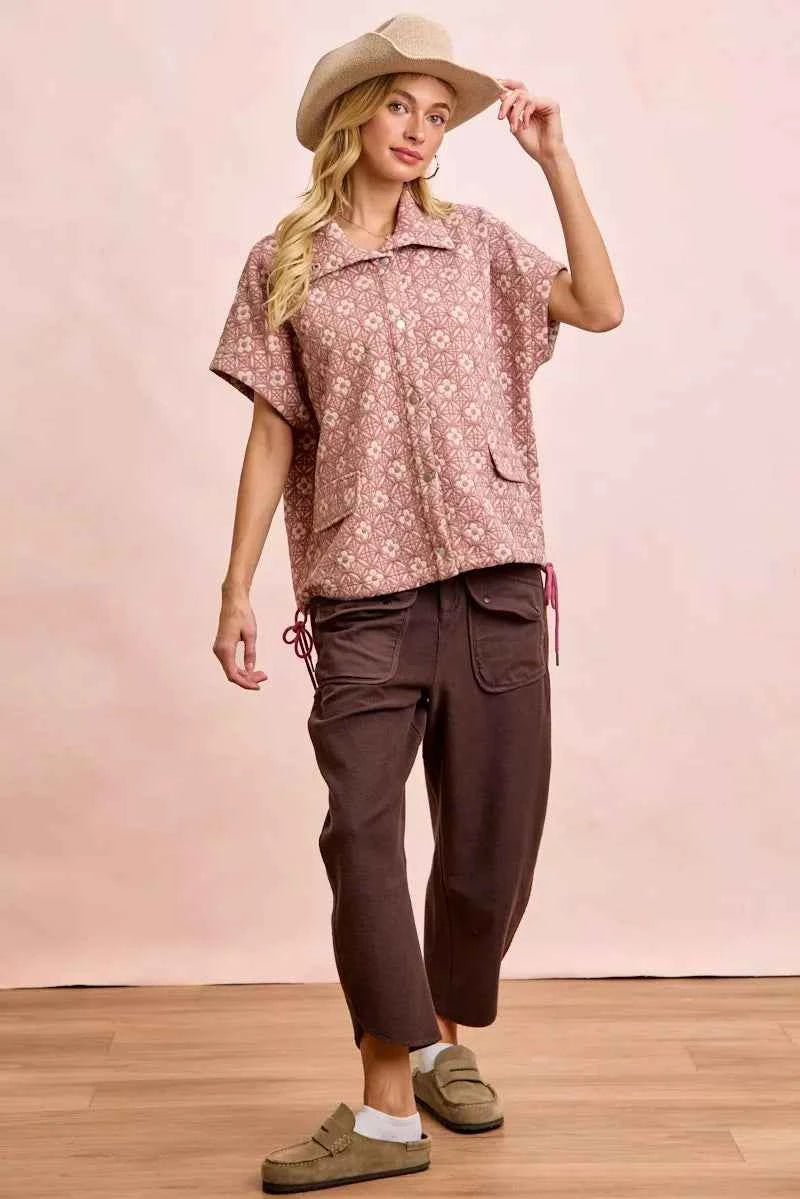 TEEK - Washed Terry Pants with Pockets PANTS TEEK Trend